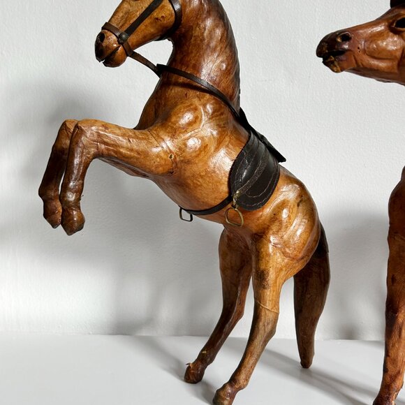 Leather Horse Figures - Picture 3 of 5